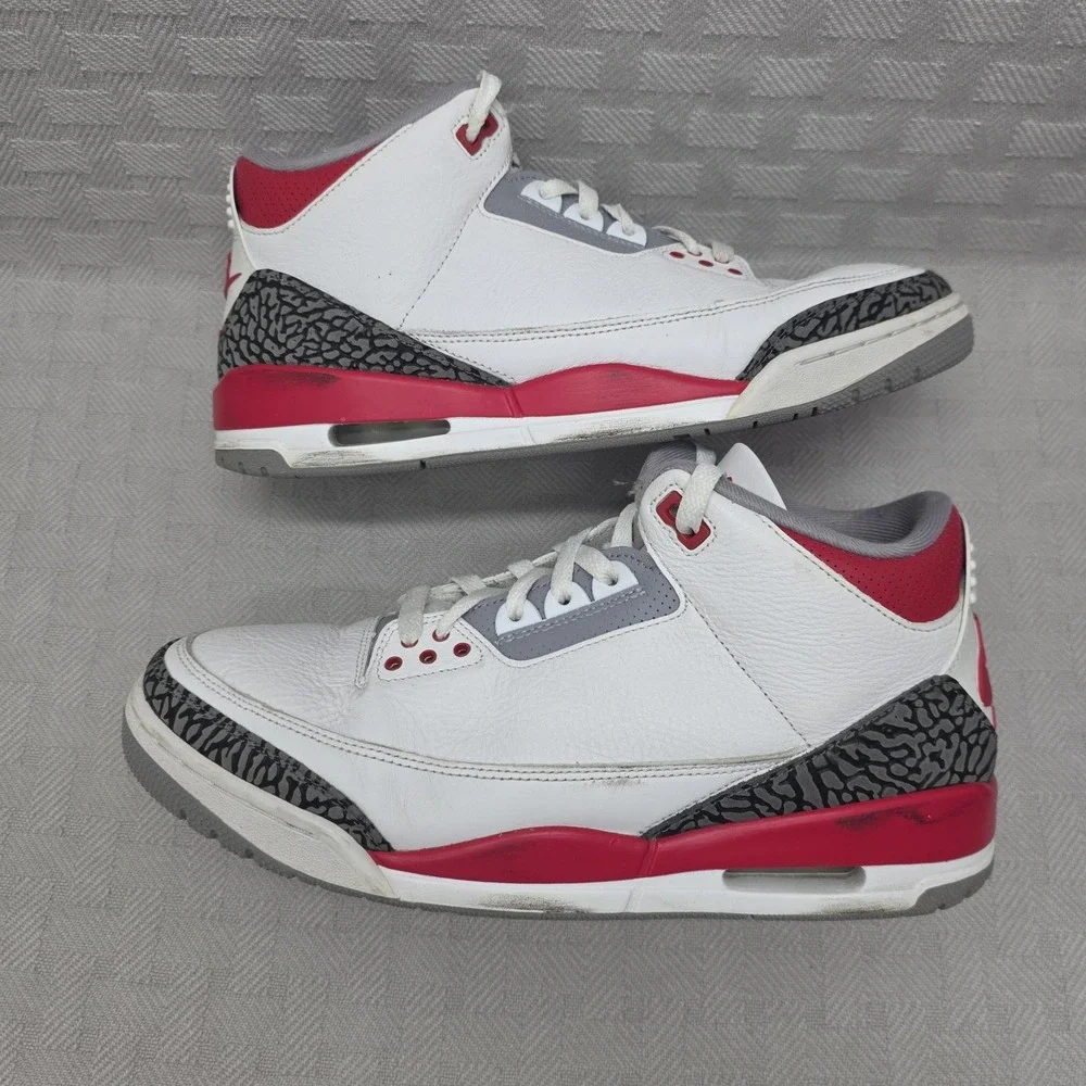 Nike Air Jordan 3 Retro Fire Red Mens Size 11.5 DN3707-160